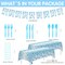 Blue Balloon Baby Shower Decorations & Tableware Set - Serves 24